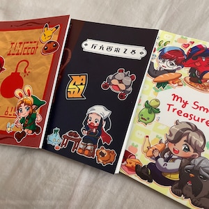 Reusable Sticker Books Video Game Inspired 