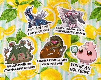 Aggressive Mocket Ponster Stickers 6.0 [SET]