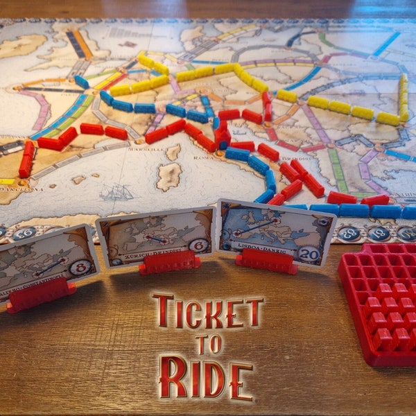 Insert Ticket to Ride + porte-cartes