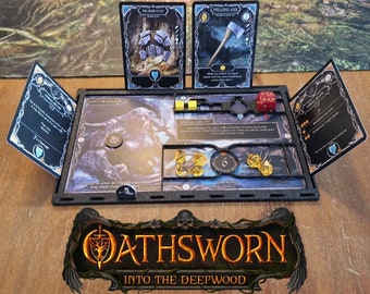 Oathsworn Into the Deepwood player dashboard - set of 4