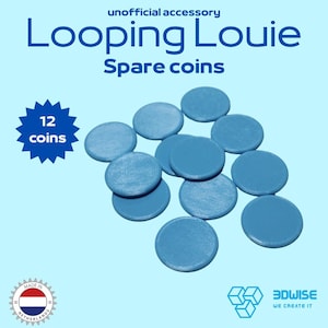 Dodatkowe monety do gry - odpowiednie dla Stef Stunt Pilot - zamiennik - monety rezerwowe