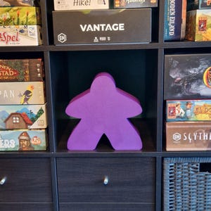 Stor Meeple, XXL Meeple, XL, Stor Meeple, Dekoration till brädspelsrummet