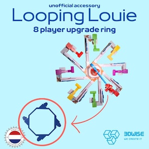 Expansion Ring, compatible with Looping Louie - Play Looping Louie with 8 persons