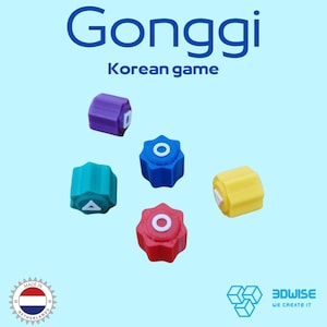 Gonggi stones - korean dice game - coordination game