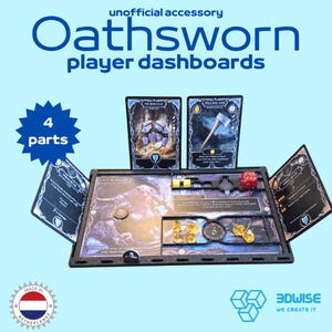 Oathsworn Into the Deepwood 4x プレイヤー用ダッシュボードでゲームを整理