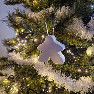 Big Meeple Bauble, Christmas Ornament, Boardgame Ornament