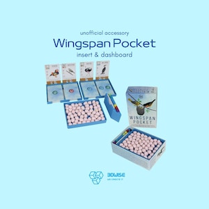 Inserto apto para el bolsillo Wingspan - Tablero, Organizador