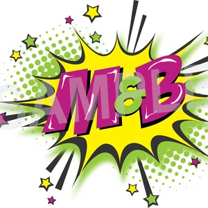 Bat Mitzvah logo pop art