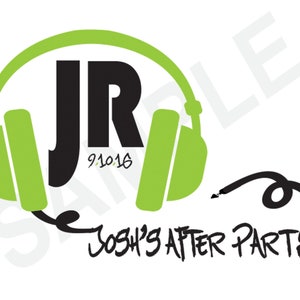 Bar Mitzvah music party logo