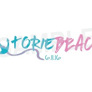 Bat Mitzvah beach logo