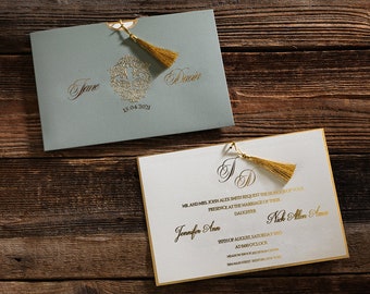 WEDDING INVITATION | Simple wedding invitation | İndoor wedding |  IE50575