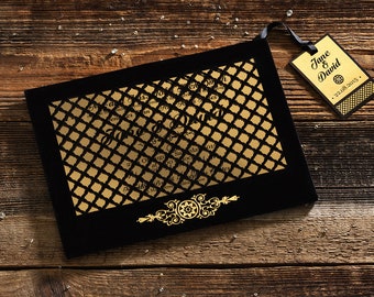 WEDDING INVITATION | Special wedding invitation | Laser cut envelope  | Black envelope  | IE50558