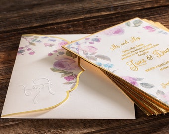 WEDDING INVITATION | Special wedding invitation | Rainbow invitation  | IE50581