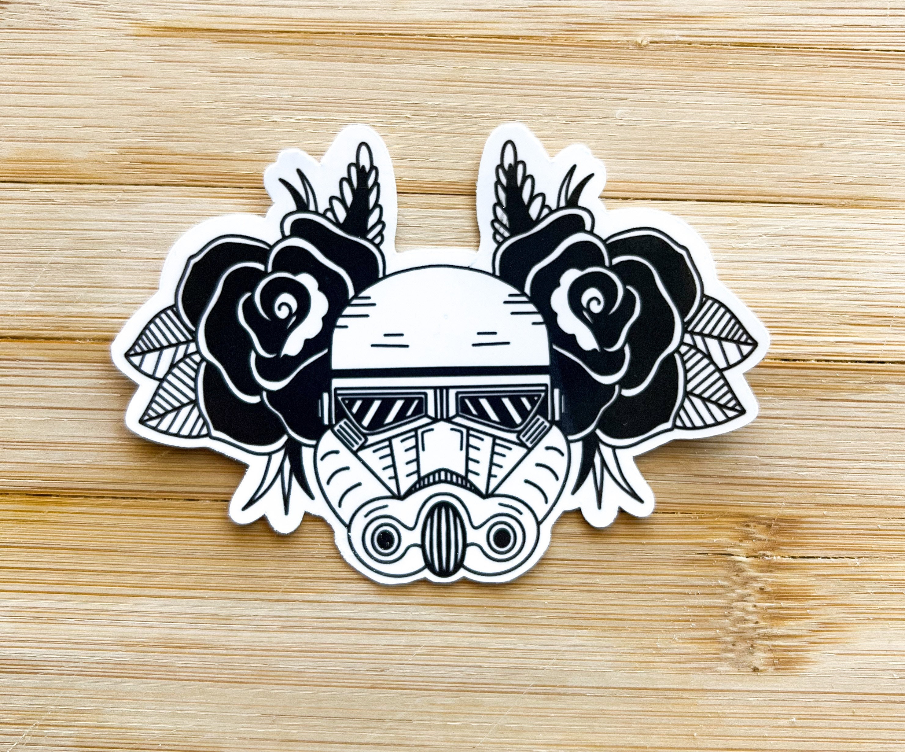 Traditional Tattoo American Etsy Sticker, Laptop Sticker - Sticker Starwars Starwars Stormtrooper Decal, Stickers, Traditional Nerdy Flash,