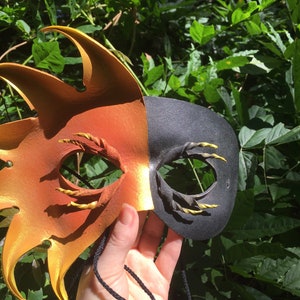 Day and Night leather mask