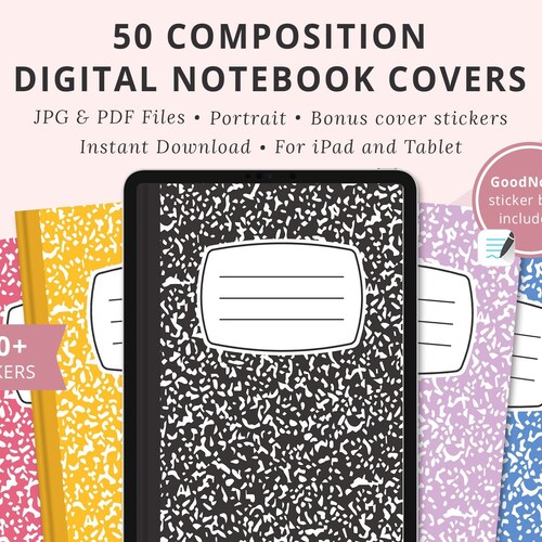 Composition Notebook Covers Composition Book Covers Digital Etsy