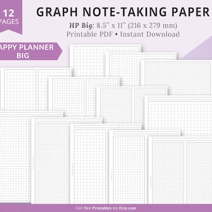 big happy planner inserts happy planner printable happy etsy