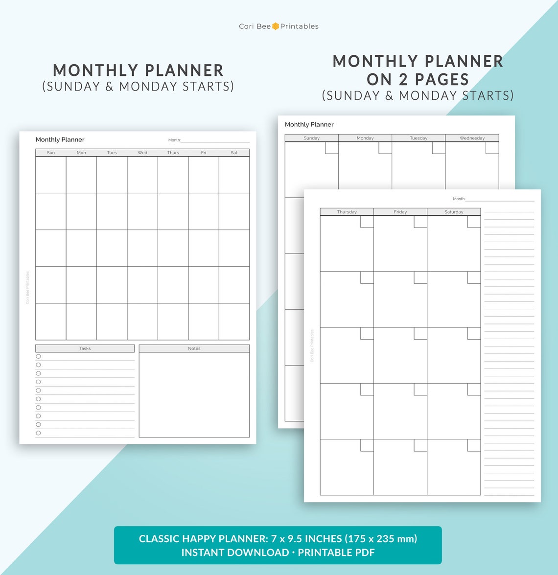 Happy Planner Printable Inserts Classic Happy Planner - Etsy