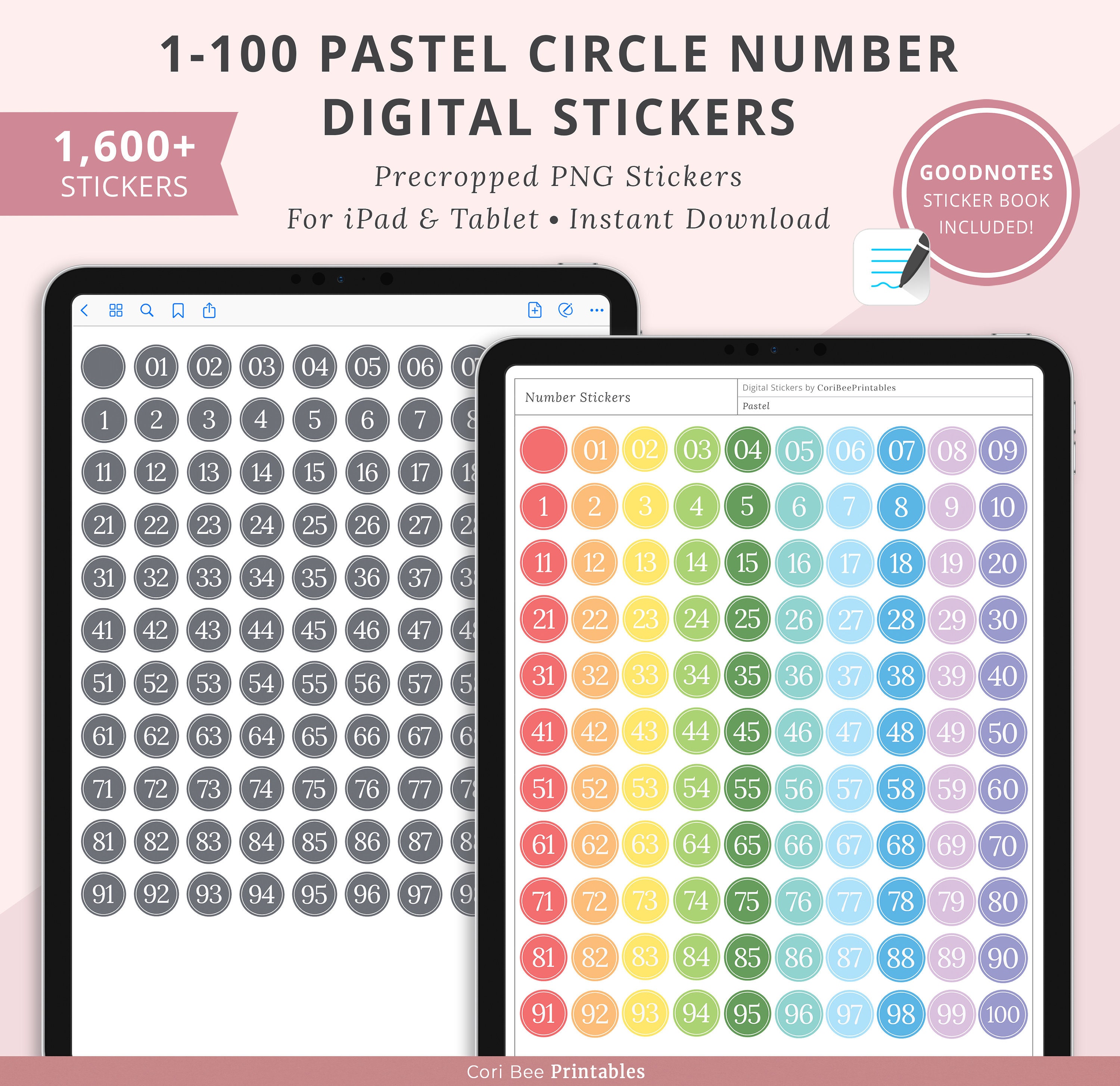 X-large Number Stickers 1 100. Planner Stickers. 100 Envelope Challenge  F752 