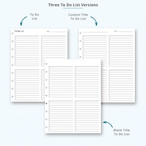 Editable to Do List Happy Planner Classic Printable Template ...