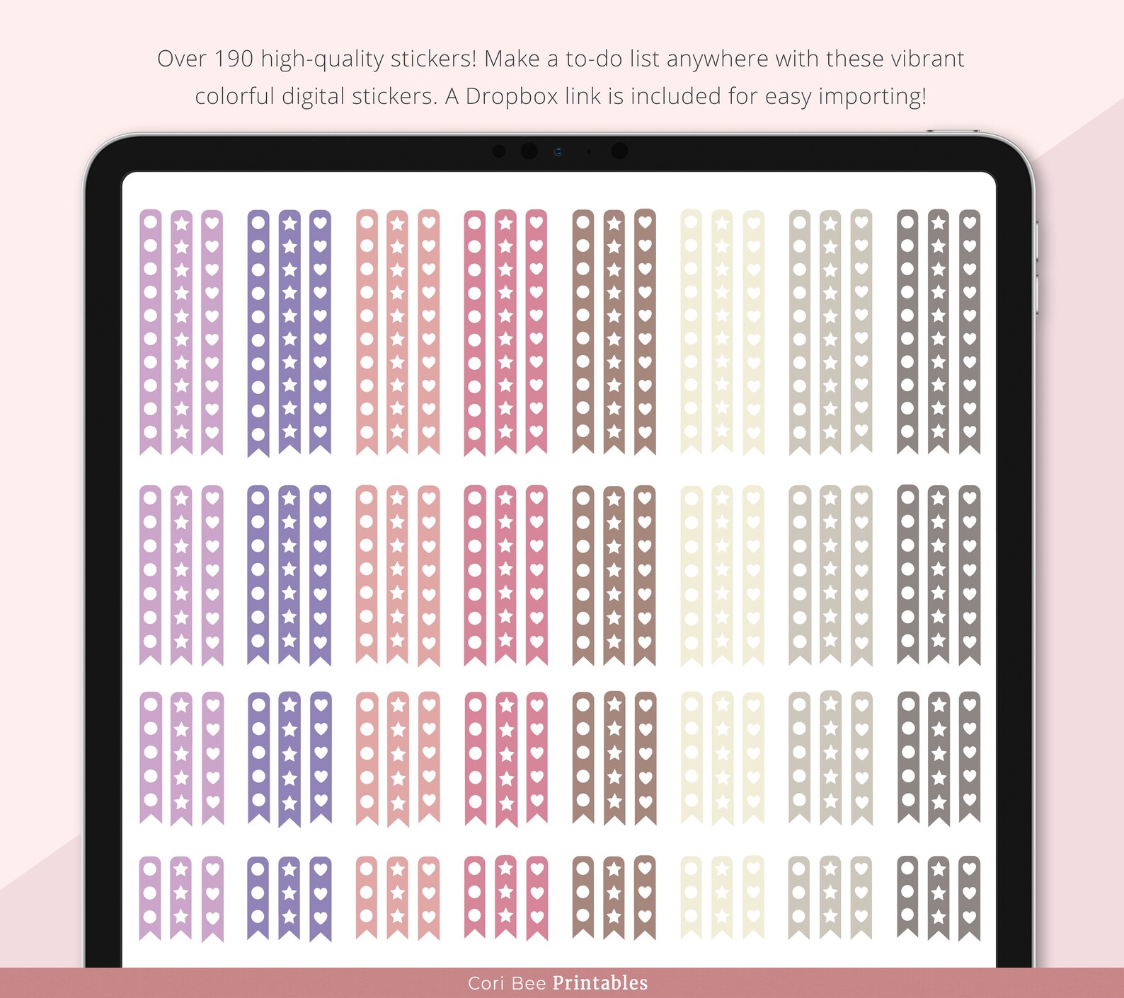 Topic List Sticker Digital Planner Stickers, to Do List Stickers, iPad Planner Stickers ...
