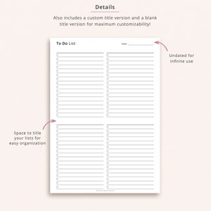 Editable to Do List Printable Template, Printable Fillable Todo List ...