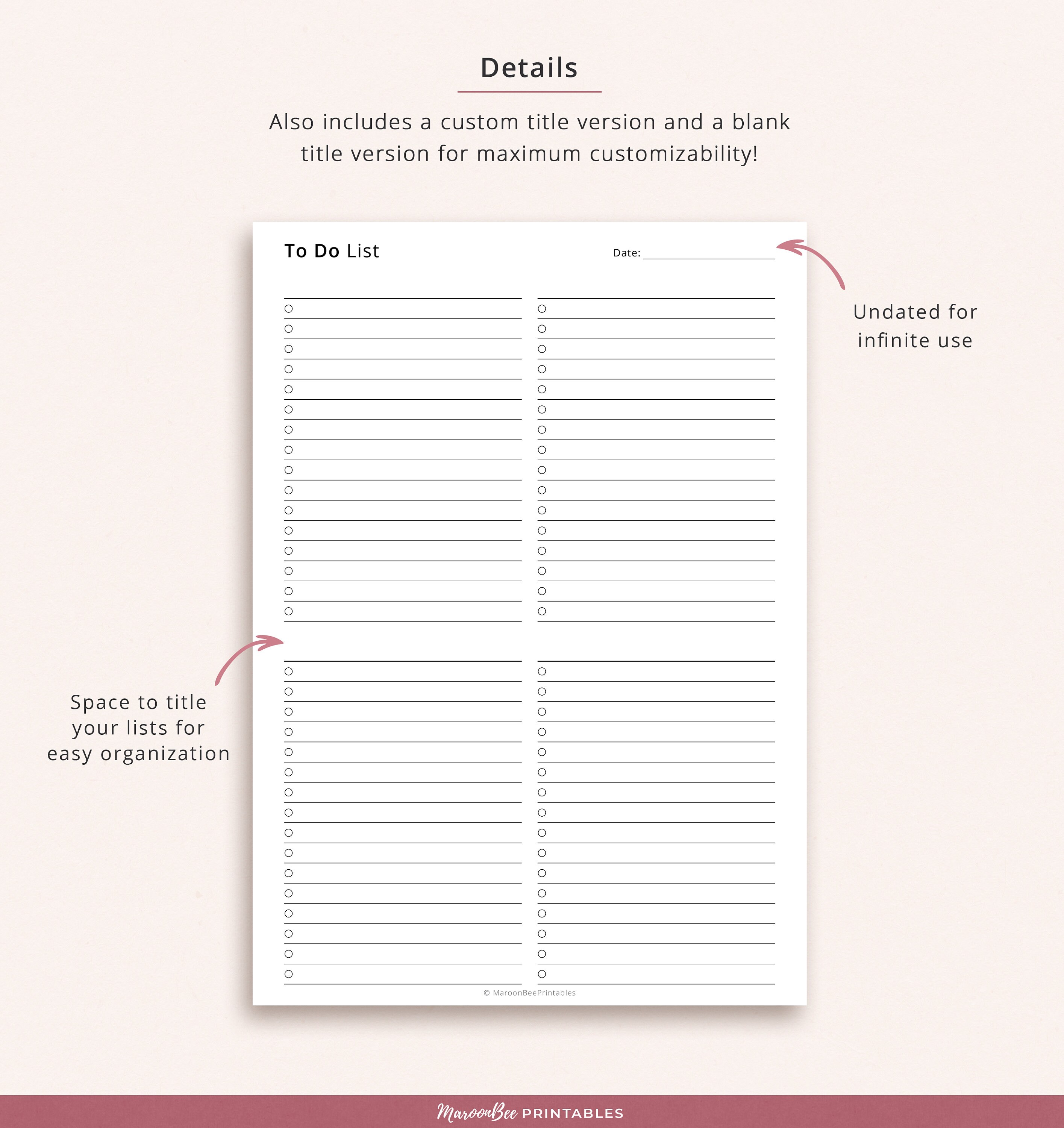 Editable to Do List Printable Template Printable Fillable - Etsy