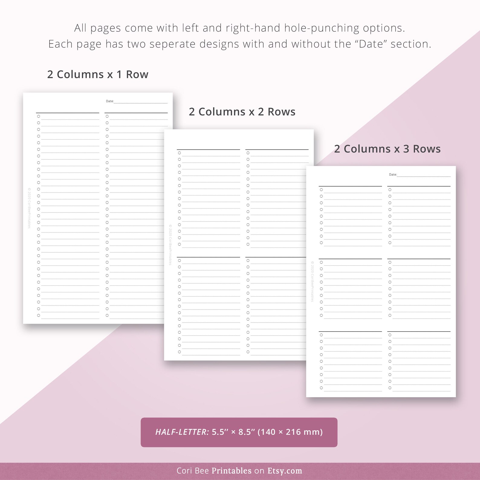 Blank Checklist Bundle Blank To Do List Template Printable Etsy Blank checklist bundle blank to do list template printable etsy