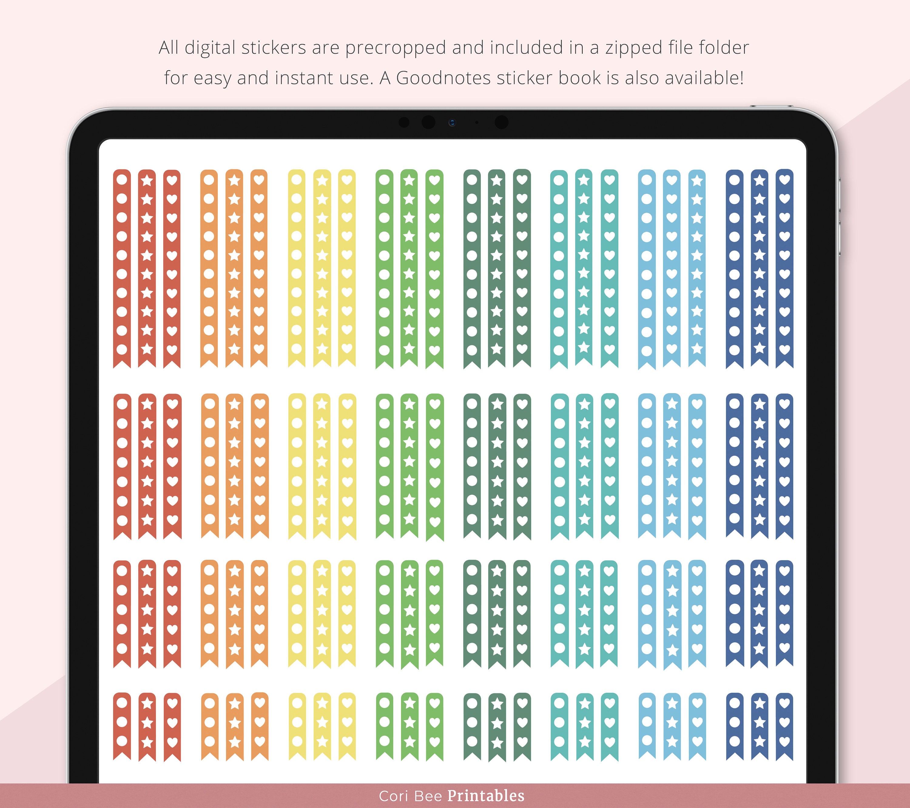Content List Sticker Digital Planner Stickers, to Do List Stickers, iPad Planner Stickers ...