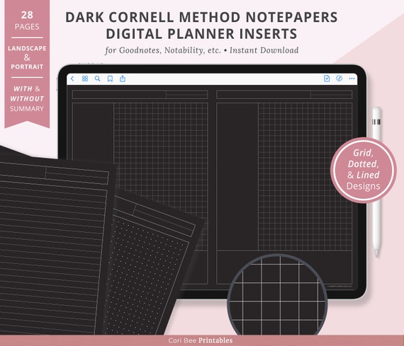 Goodnotes Digital Paper Goodnotes Template Ipad Planner | Etsy