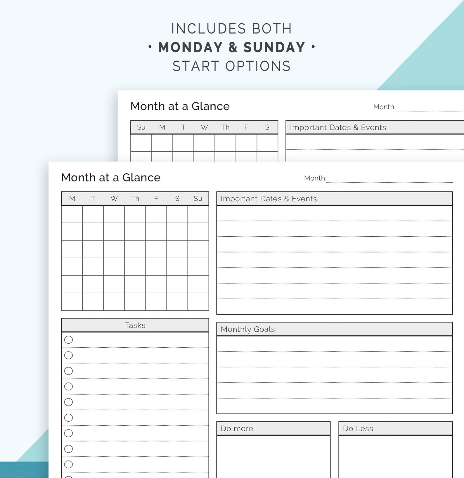Happy Planner Printable Inserts Classic Happy Planner Insert - Etsy