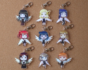Love Live! Sunshine!! 2.5" Acrylic Charms (Double-Sided)