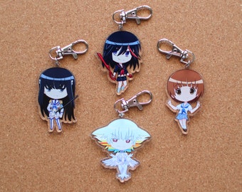 Anime 2.5" Acrylic Charms (Double-Sided, as depicted)