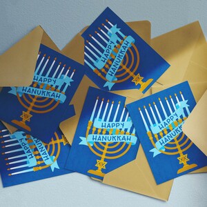 Hannukah Greeting Card / Holiday Greeting Card / Happy Hanukkah Card image 6