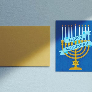 Hannukah Greeting Card / Holiday Greeting Card / Happy Hanukkah Card image 5
