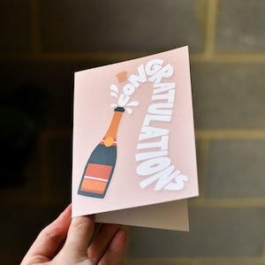 Pop the Champagne Congratulations Greeting Card image 7