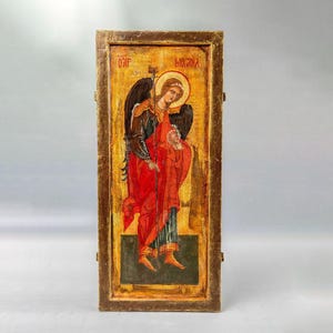 Archangel Michael, On Wood, Hand-painted Orthodox Icon, Byzantine Icon, Iconography