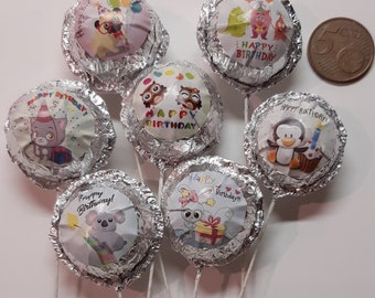 1:12 SCALE Dollhouse Miniature Birthday Balloons