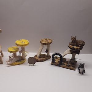 1:12 SCALE Dollhouse Miniature Cat Scratching Post
