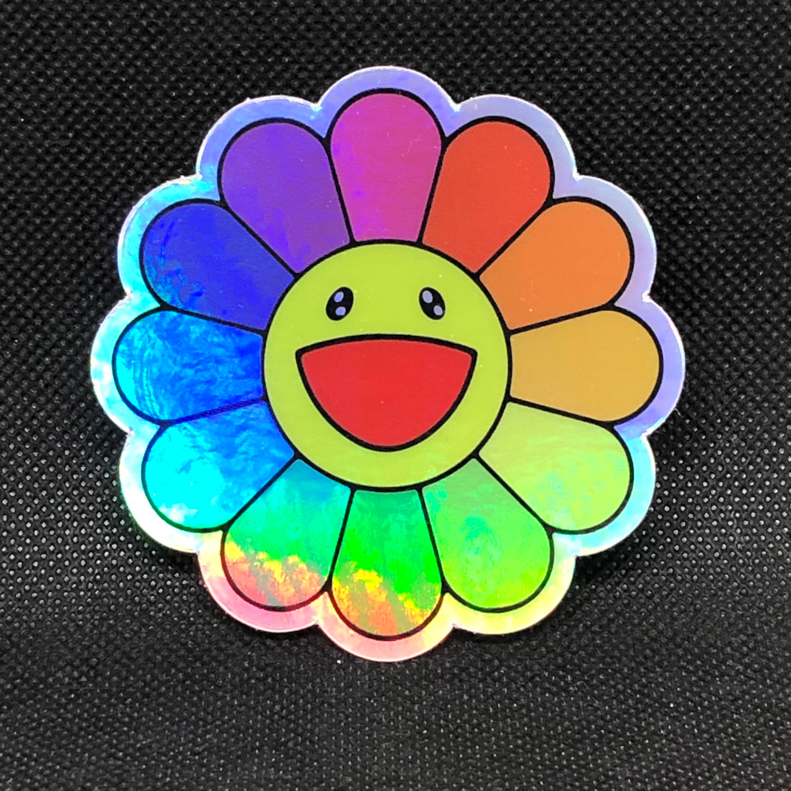 Takashi Murakami Holographic Sticker 2 Pack