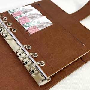 Personal Planner Zipper Pouch Card Holder Insert for Planner Receipt Holder