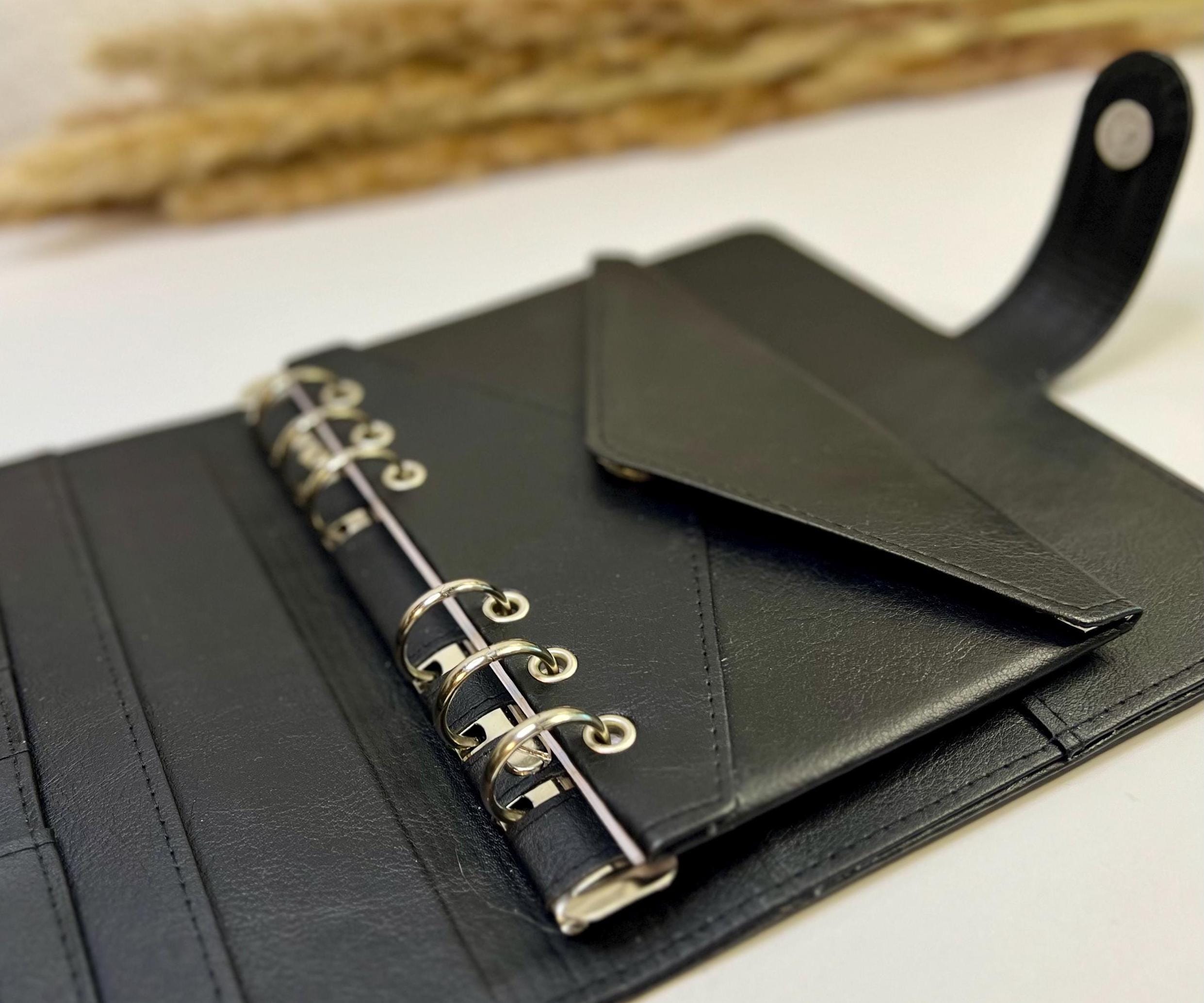 9985 (Personal Filofax Size) Zipped Binder With 6 Ring Size PU Material