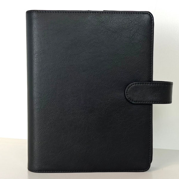 A5 Planner Binder with Envelope - Elegant and Refillable 6 Ring Binder Pockets