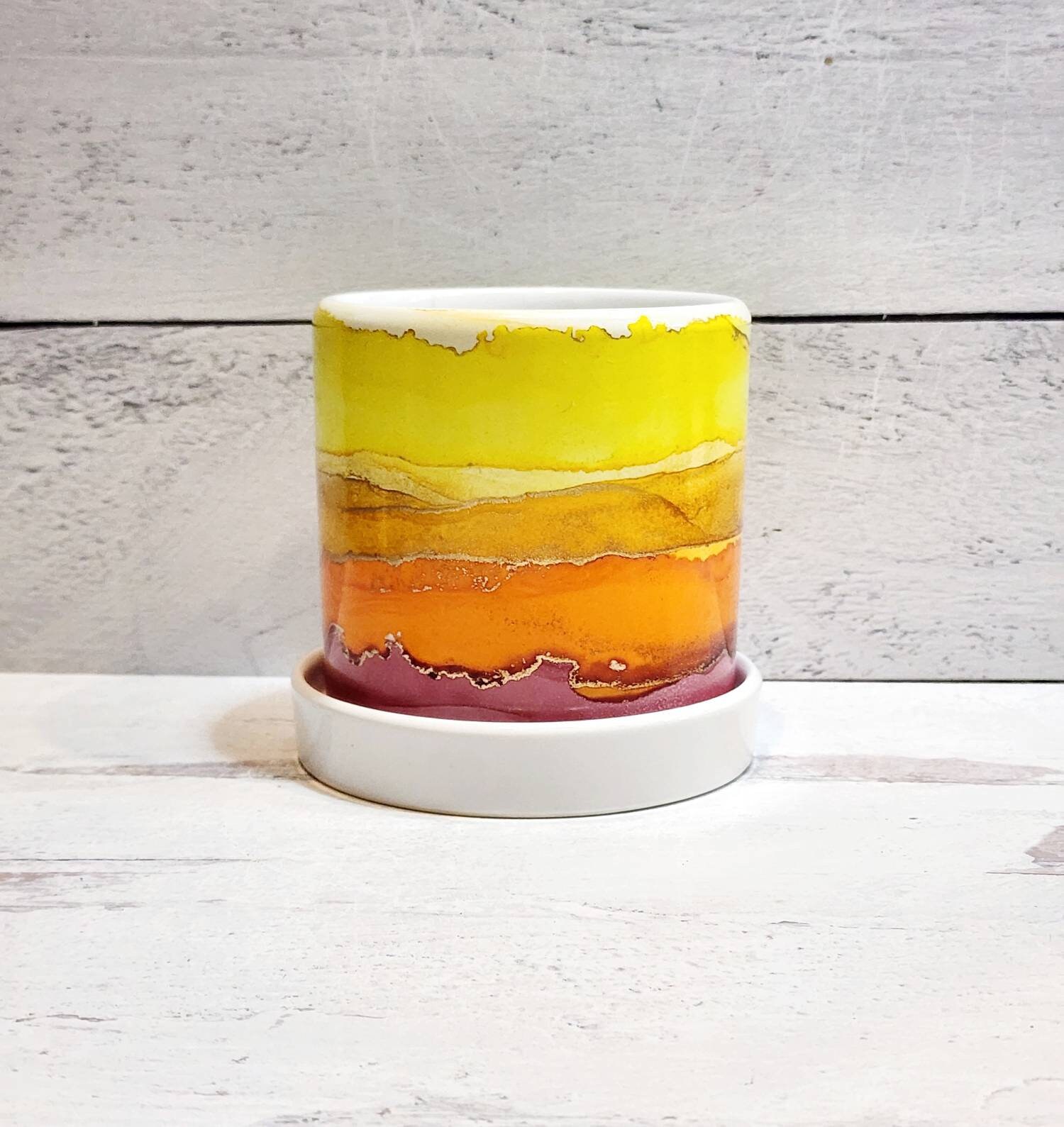 Handpainted Ceramic Pots for Plants Etsy