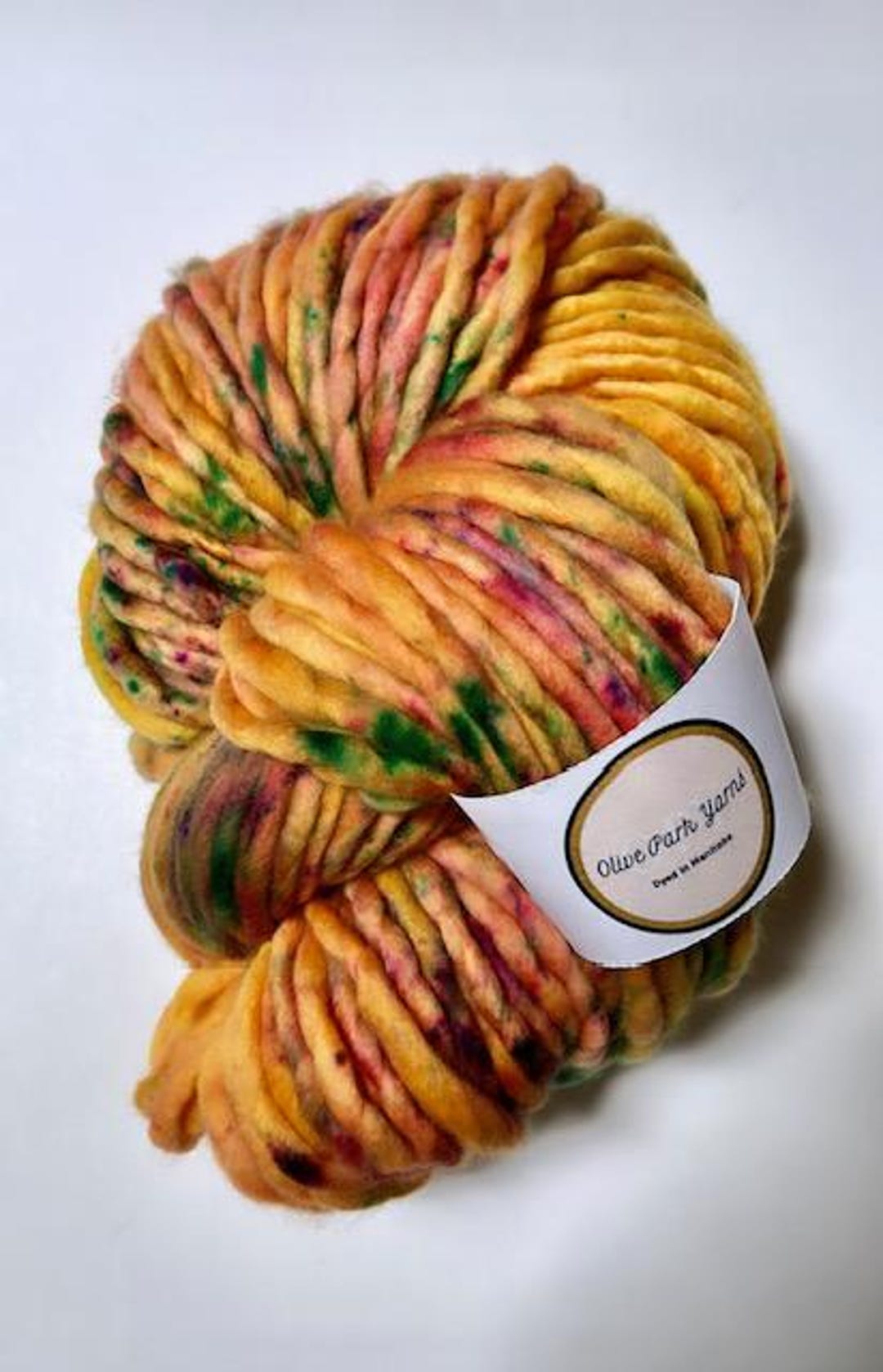 Olive Park Yarns Single Ply Chunky Yarn - Etsy
