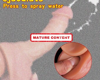 Realistic Ejaculating Dildo, Spray Water Dildo, Squirting Dildo, Fantasy Dildo Skin, Realistic Dildo, Dildo With Suction Cup.