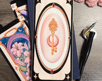 Clow Cards Inspired Dashboard Underlay Writing Pencil Board Page Marker Planner Bullet Journals, Hobonichi, Travelers Notebook