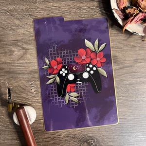 Gaming Dashboard Underlay Writing Pencil Board Page Marker Planner Bullet Journals, Hobonichi, Travelers Note book