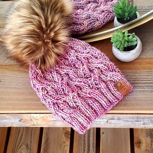 Knitting Pattern The WANDERING PATHS BEANIE by Urban Chic Crochet One Size Fits Most Knitting Pattern with 3 Weight Options image 2