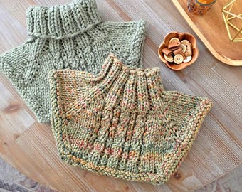 Maeve Sweater Cowl Strickmuster (PDF-Muster)